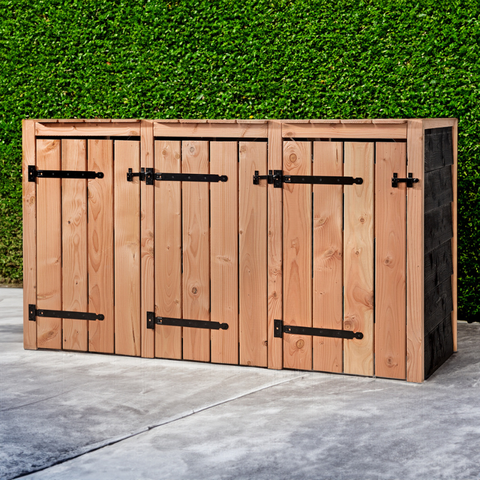 Container Ombouw Hout Volente 3 Containers - Kliko Ombouw - Drie Dubbel Fleur
