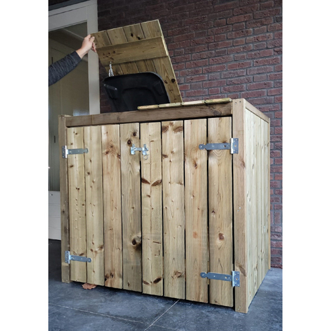Container Ombouw Hout Volente 2 Containers - Kliko Ombouw Dubbel Walter