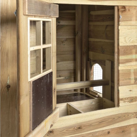 Konijnenhok hooiberg carlo dubbelhok voldux