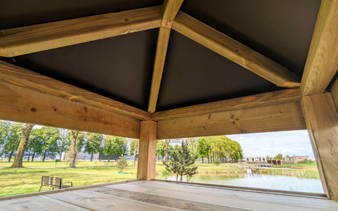 konijnenhok buiten hooiberg dubbel hok dubbel konijnenren cor voldux 822x125x225cm