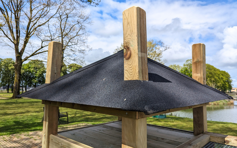 konijnenhok buiten hooiberg dubbel hok dubbel konijnenren cor voldux 822x125x225cm