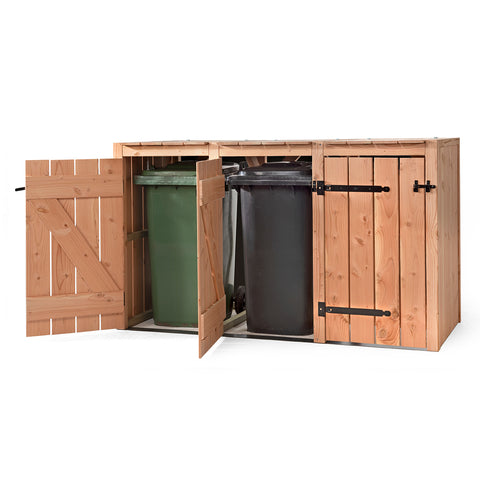 Container Ombouw Hout Volente 3 Containers - Kliko Ombouw - Drie Dubbel Eva