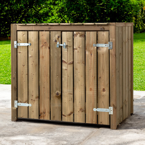 Container Ombouw Hout Volente 2 Containers - Kliko Ombouw Dubbel Walter