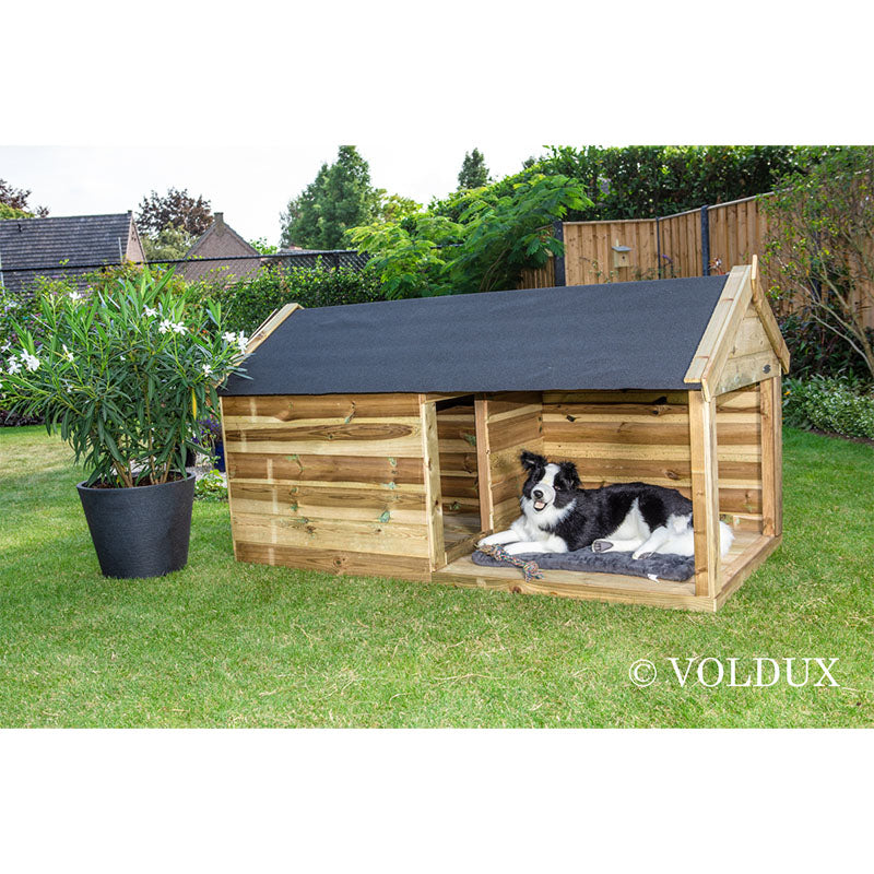 PawHut Rotan hondenhok hondenbed met kussen in de vorm van een huis PawHut Rotan hondenhok hondenbed met kussen in de vorm van een huis