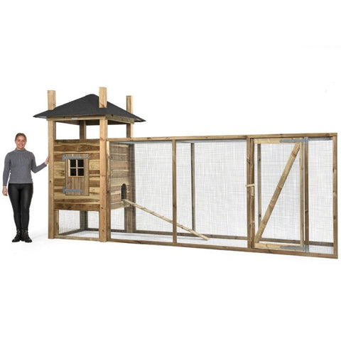 Konijnenhok Hooiberg Floor XL Voldux -  411x125x225cm