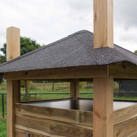 Konijnenhok Hooiberg Floor XL Voldux dak